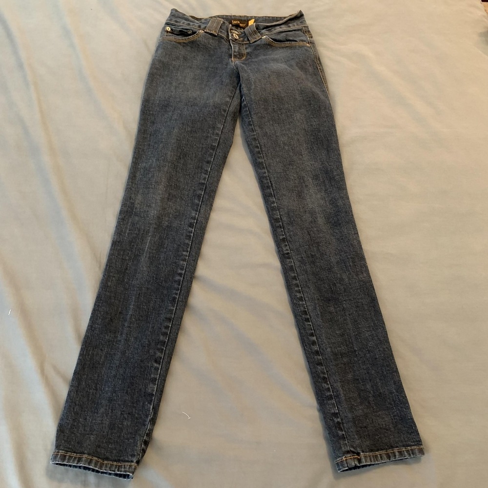 Hammer Skinny Jeans Juniors 5 Blue Medium Wash Mid Rise Stretch‎ Denim Pants